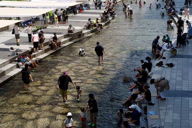 South Korea, heatwave in Seoul