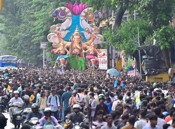 India, Ganesh Festival in Mumbai