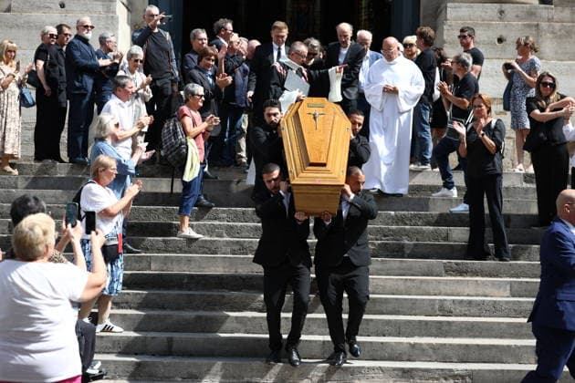 France, Marie Paule Belle’s funeral in Paris