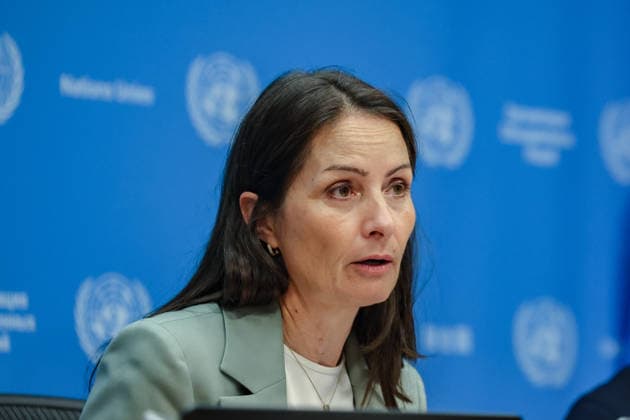 United Nations, Christina Markus Lassen press conference in New York