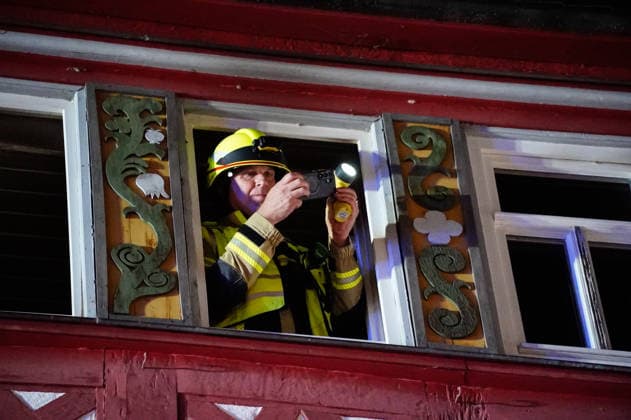 Hesse, flat fire in Lich