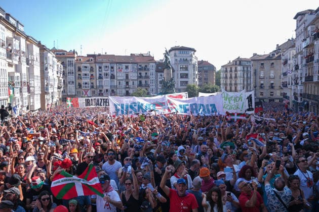Spain, Festival of the Virgen Blanca in Vitoria-Gasteiz