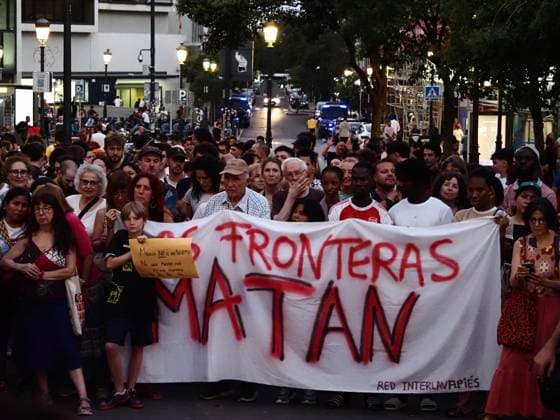 Spain: Protests in Madrid following the deaths of migrants during the Ceuta crisis