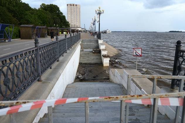 Russia, Amur River floods