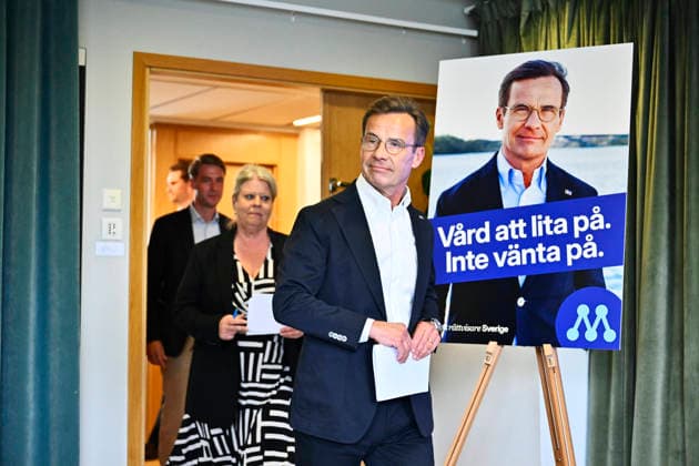 Sweden: the Moderaterna party unveils its election campaign