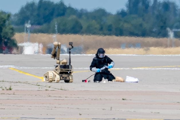Saxony: Drone containing explosives found at Leipzig-Halle Airport