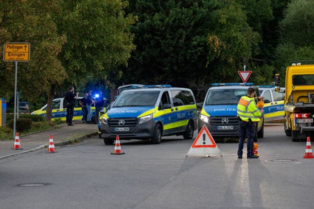 Baden-Württemberg: Police operation following shots fired at a vehicle in Eningen