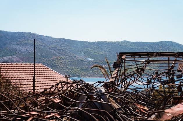 Greece: Damage caused by forest fires in Attica