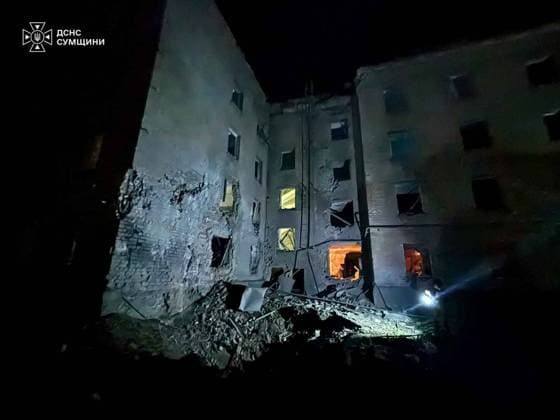 War in Ukraine, Russian air strike on Sumy
