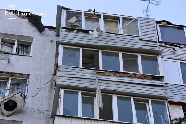 War in Ukraine, Russian drone attack on Zaporizhzhia