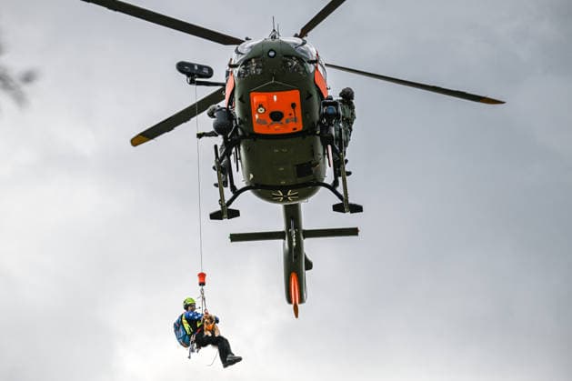 Baden-Württemberg: German Armed Forces conduct rescue exercise near Bartholomä
