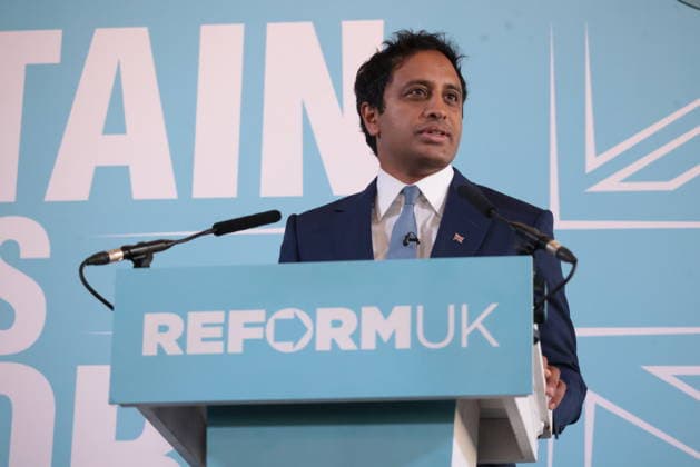United Kingdom, Reform UK press conference with Zia Yusuf in London