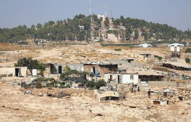 Middle East conflict, West Bank, fire damage following a settler attack in Masafer Yatta