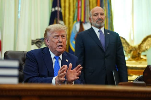 USA: Donald Trump signs executive orders in Washington DC