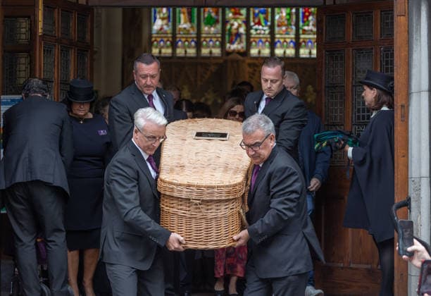 Celebrity, Brenda Fricker’s funeral service in Dublin