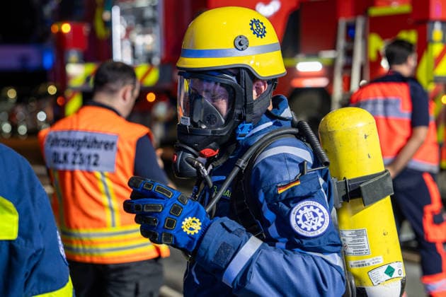 Hesse, major fire in Weiterstadt
