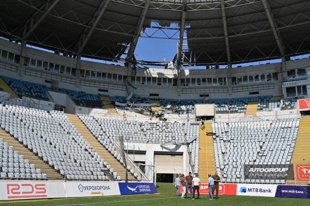 War in Ukraine: Russian air strike hits the Chornomorets Central Stadium in Odessa
