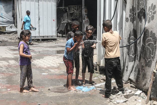 The Middle East conflict, Gaza, impressions from the Nuseirat refugee camp
