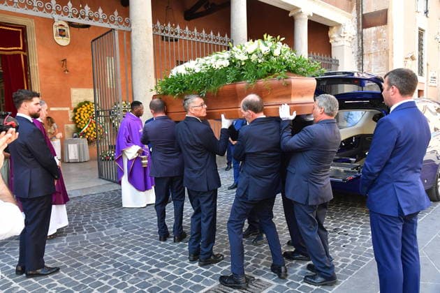 Italy, funeral of Luigi Cavallari
