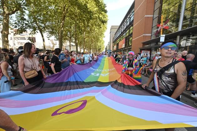 Belgium, Pride Parade in Antwerp