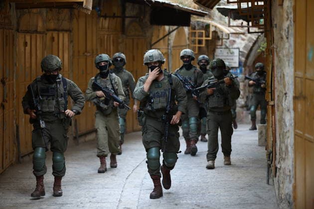 Middle East conflict, West Bank, Israeli Defence Forces in Hebron