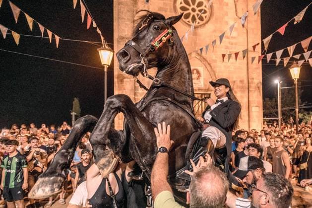 Spain, Sant Gaieta Festival in Llucmacanes