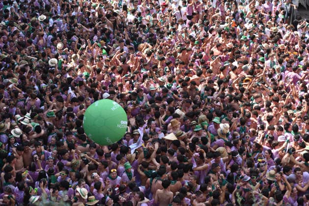 Spain, San Lorenzo Festival in Huesca