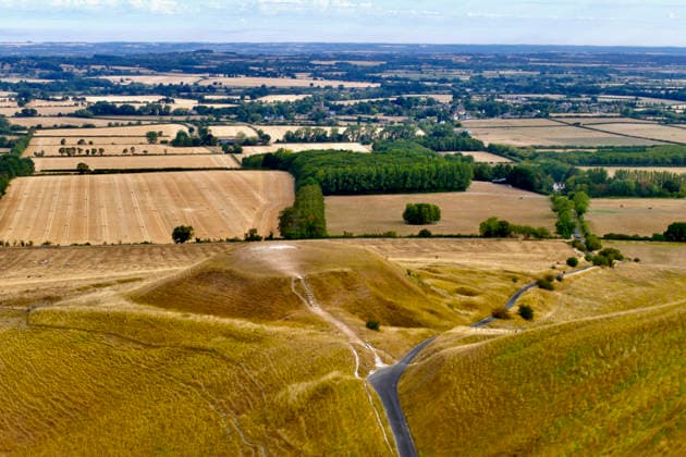 England, drought in the county of Oxfordshire