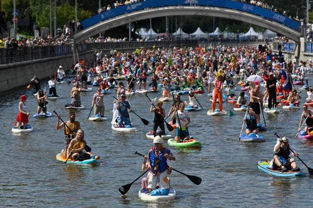 Russia, Annual Yauzafest in Moscow