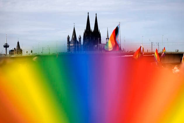 Germany, solidarity demonstration in Cologne