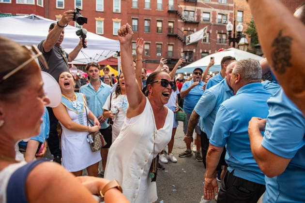 USA, The Feast of the Madonna della Cava in Boston