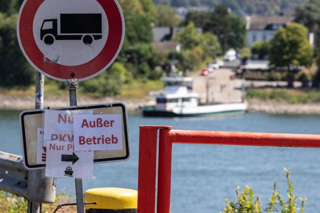 North Rhine-Westphalia: Bad Honnef Rhine ferry service suspended