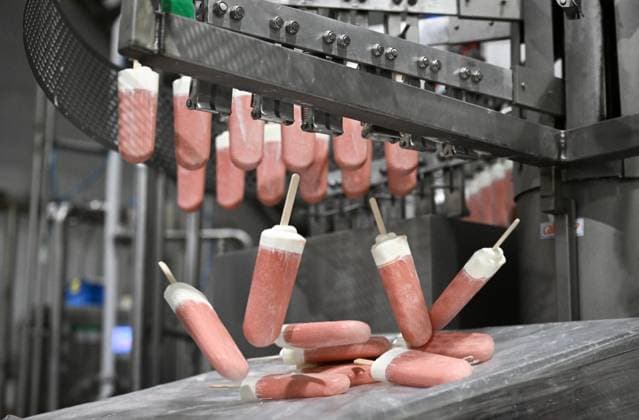Russia, ice cream production in Moscow