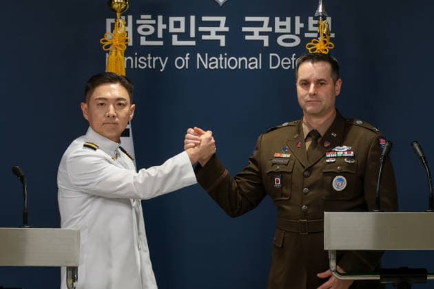 Seoul, press conference on the ‘Freedom Shield’ joint military exercise between South Korea and the US