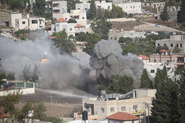 Middle East conflict, West Bank, demolition of Palestinian homes in Telll near Nablus