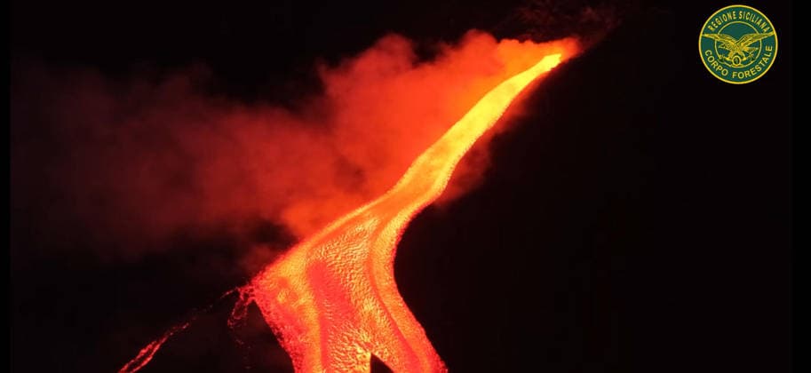 Italy: Mount Etna in Sicily has erupted