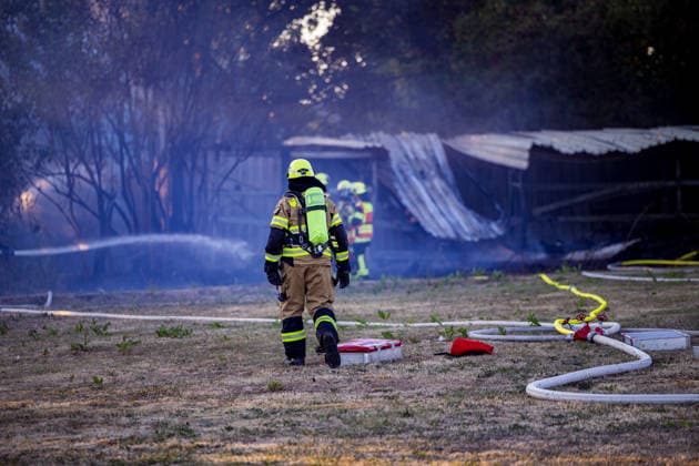 Hesse, fire in a shelter in Dietzenbach