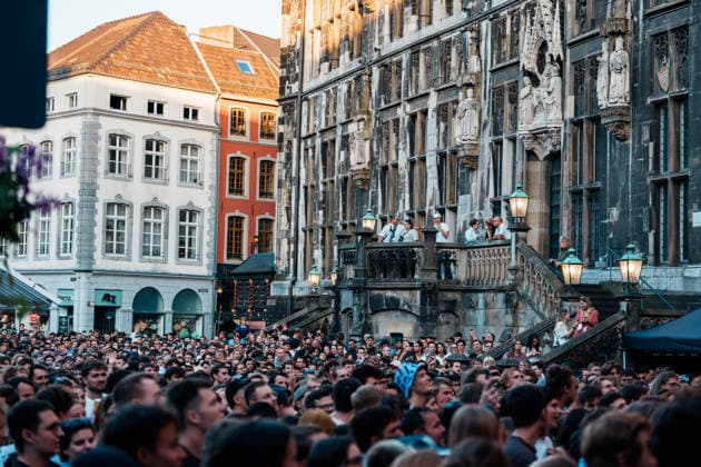 North Rhine-Westphalia: Concert in Aachen city centre to mark the start of the World Equestrian Games