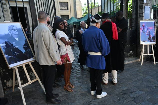 Paris, the funeral of Vincent Belorgey, also known as Kavinsky