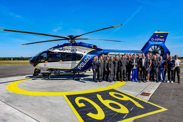 Lower Saxony: Police helicopter squadron unveils new helicopter