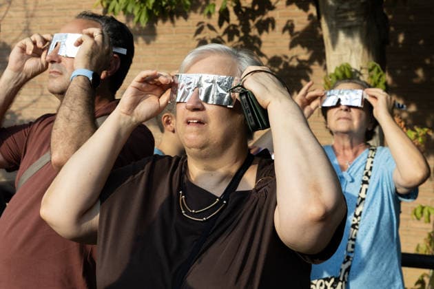 Solar eclipse: impressions from Italy