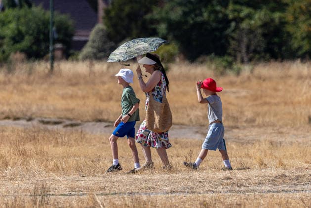 United Kingdom, heatwave in London