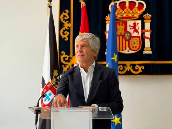 Spain: Fernando Grande-Marlaska at a press briefing by the government delegation on the situation in Ceuta