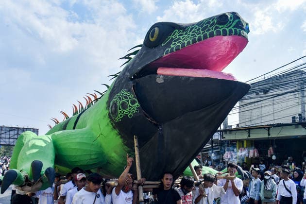 Indonesia: Carnival to mark the 81st anniversary of independence in Lembang