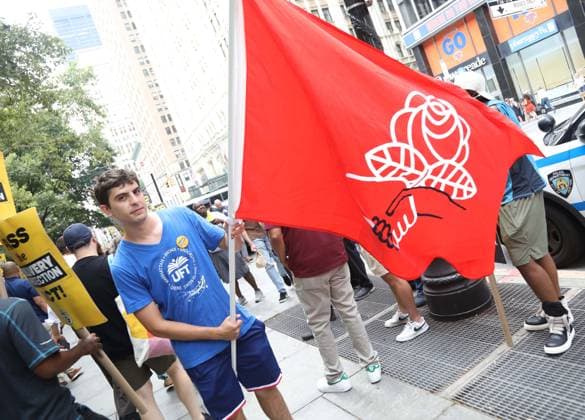 USA: Protest in New York calling for the passage of the Delivery Protection Act