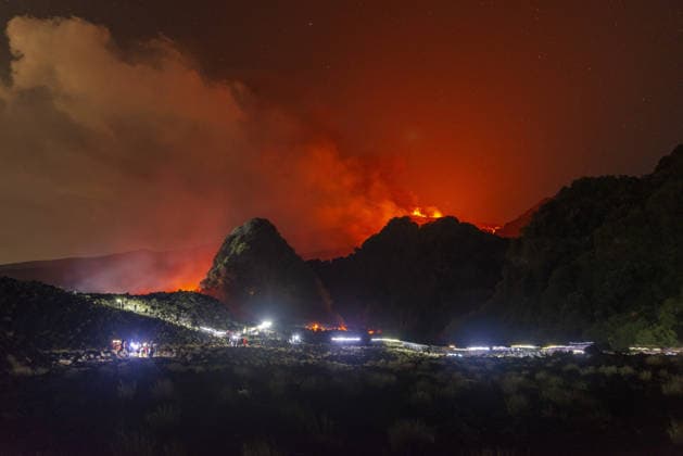 Italy: Mount Etna in Sicily has erupted