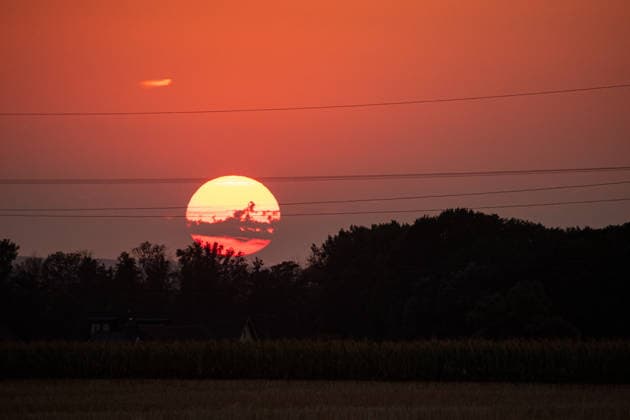 North Rhine-Westphalia and Rhineland-Palatinate, forest fires in the Eifel