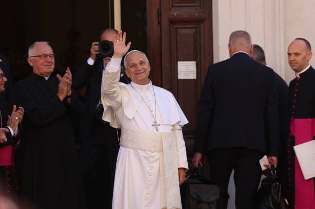 Italy: Pope Leo XIV at the Mass for the Assumption of the Virgin Mary in Castel Gandolfo