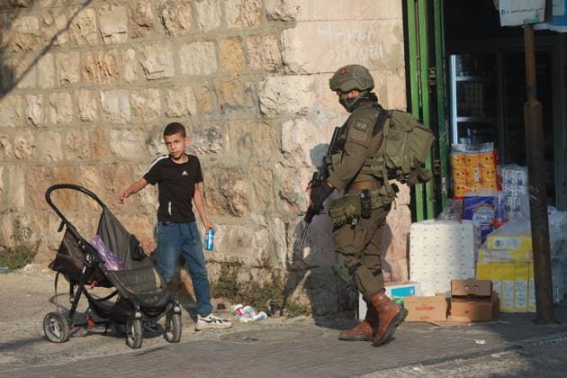 Middle East conflict, West Bank, Israeli Defence Forces in Hebron