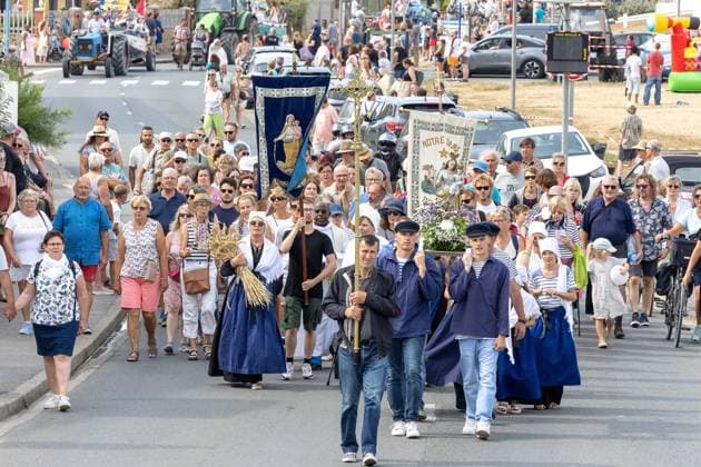 France, Assumption Day celebrations in Audresselles